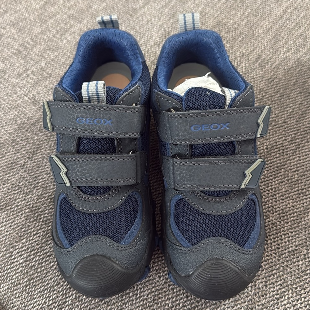 Geox Boy's Buller Mesh Low Top Sneakers Toddler Kids 10.5US 28EU New - Picture 8 of 14